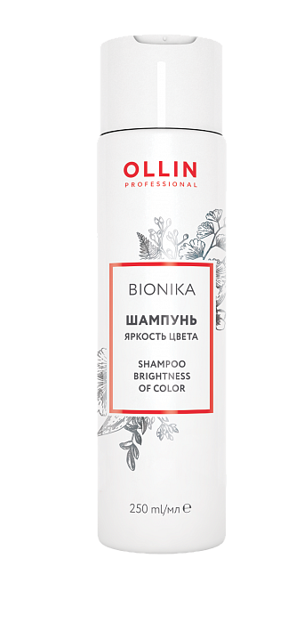 Shampoo for colored hair "Brightness of color" BIONIKA OLLIN 250 ml